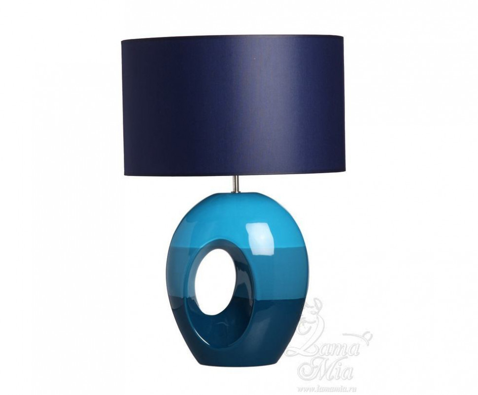 Синяя лампа Блюз, португальская керамика