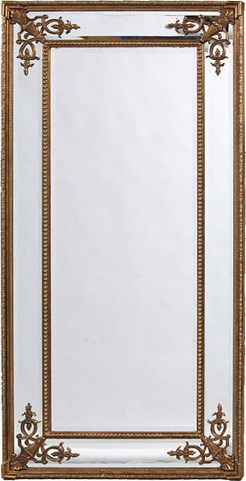 Зеркало напольное в золотой раме