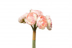 Букет розовых лютиков 30см (12)