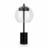 Настольный светильник Maytoni P060TL-L12BK чёрный серии Rueca, абажур прозрачный