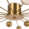 Потолочный светильник Freya FR5242CL-16BS латунь серии Celebrity, абажур белый и латунь