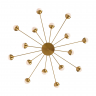 Потолочный светильник Freya FR5242CL-16BS латунь серии Celebrity, абажур белый и латунь