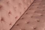 Диван розовый трёхместный раскладной