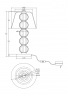 Настольный светильник Maytoni MOD555TL-L9CH5K хром серии Amulet, абажур прозрачный