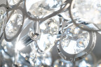 Люстра Feria хромированный корпус со стеклянными кристаллами