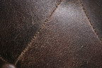 Диван трехместный коричневый из натуральной кожи Честер