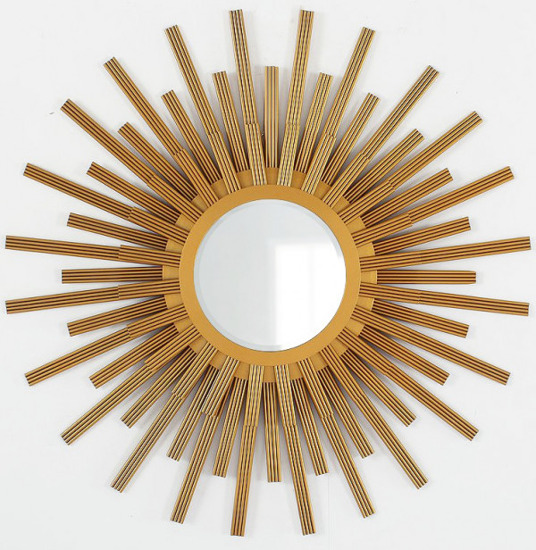 Зеркало декоративное в металлической раме