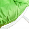 Подвесное кресло ЭВА белый обивка зеленое яблоко