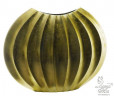 Декоративная ваза из дерева, золотой лак, 55 см, Вьетнам