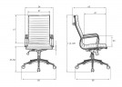 Офисное кресло для руководителей DOBRIN CLARK SIMPLE (чёрный)