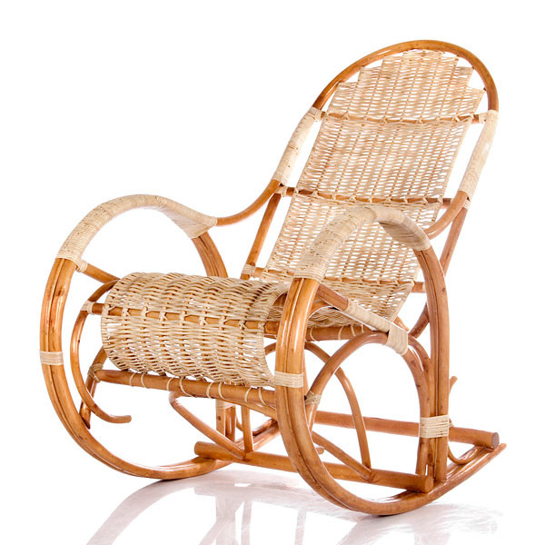 Кресло-качалка из ивовой лозы Красавица