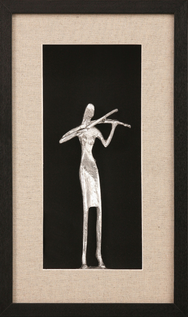 Настенное панно из серии "Музыканты": "Скрипачка"