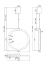 Подвесной светильник Maytoni MOD315PL-L20CH3K Modern Anillo, хром