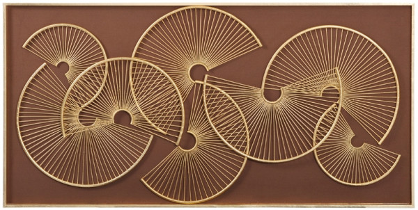 Панно золотистое "Волшебные измерения"