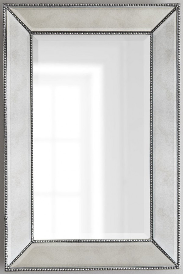 Зеркало неаполитанское в серебристой раме