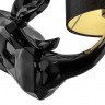 Настенный светильник (бра) Maytoni MOD470WL-01B чёрный серии Nashorn, абажур черный