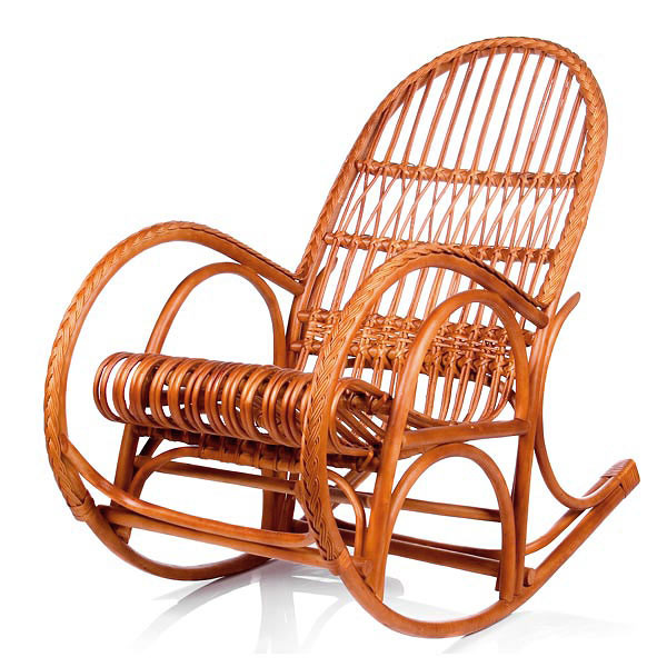 Кресло-качалка из ивовой лозы Лада