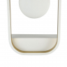 Настенный светильник (бра) Maytoni MOD431-WL-01-WG белый с золотом серии Avola, абажур белый