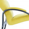 Кресло Лион жёлтое с корпусом венге