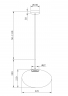 Подвесной светильник Maytoni MOD004PL-L5CE3K Modern Roca, белый
