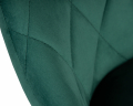 Стул барный DOBRIN LOGAN BLACK (зеленый велюр (MJ9-88))