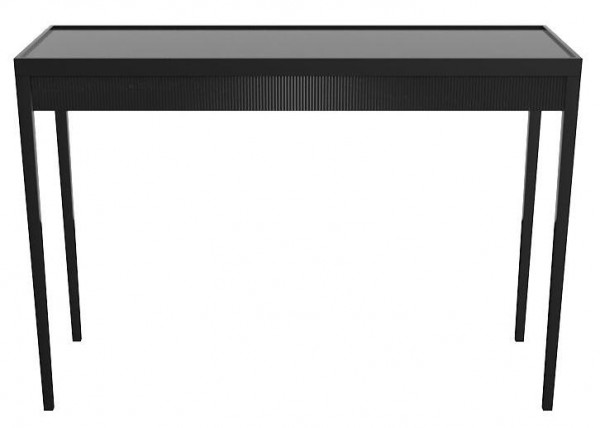 Консоль чёрная деревянная