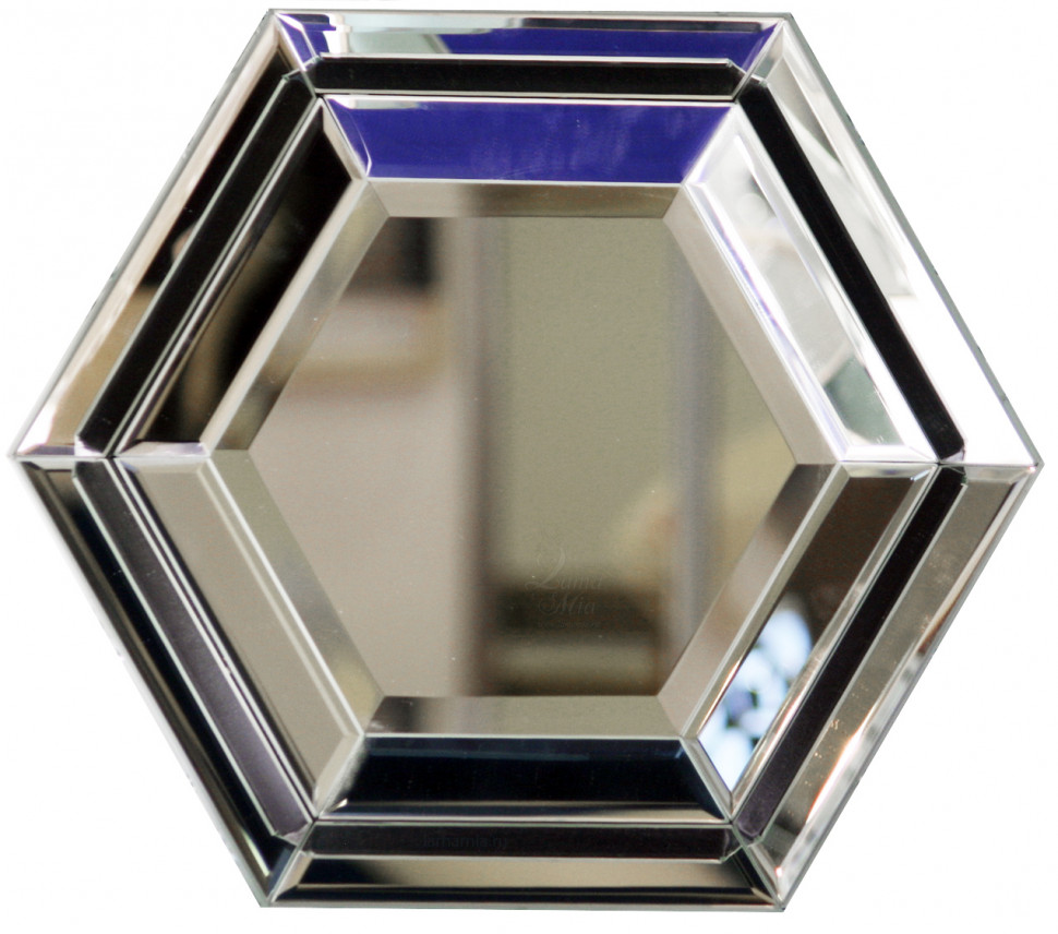 Зеркало декоративное шестиугольное