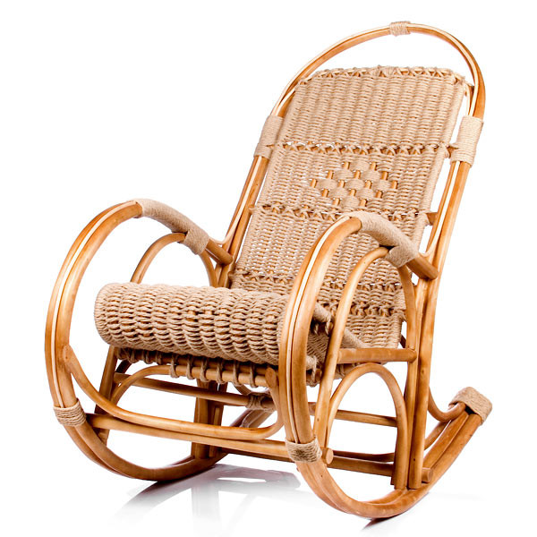 Кресло-качалка из ивовой лозы Китеж