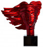 Скульптура "Голова женщины" красная
