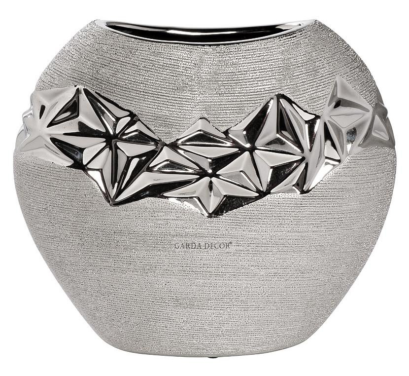 Ваза из керамики с серебряным покрытием, 18H2816L-19