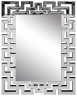 Зеркало прямоугольное с зеркальным орнаментом