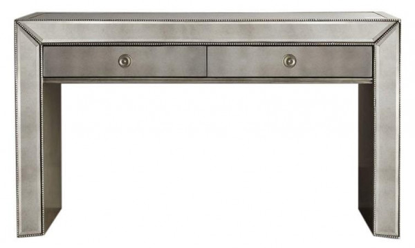 Консоль зеркальная с серебристыми вставками