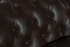 Кресло коричневое кожаное Акорус
