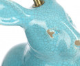 Лампа настольная керамическая Голубой кролик