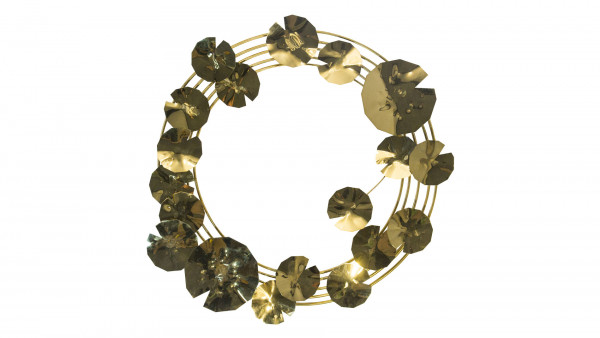 Панно на стену Golden circle 120x120 см